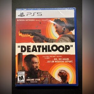 BRAND NEW SEALED Deathloop for PS5 - Black and Orange Cover